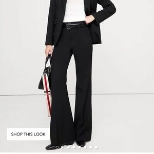 BNWT Banana Republic Black Flare Pants